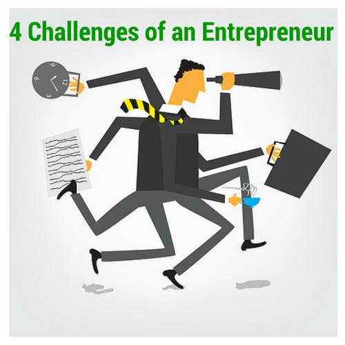4 Personal Challenges of an entrepreneur