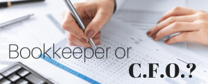Difference between a bookkeeper and a CFO
